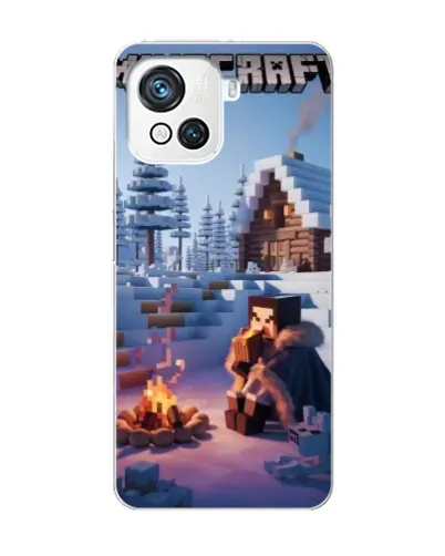 Чехол для Blackview Oscal C80 с картинкой «Зимний Minecraft» Чехол для Blackview Oscal C80 с картинкой «Зимний Minecraft»