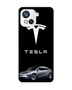 Чохол для Blackview Oscal C80 з картинкою «Tesla Model Y»