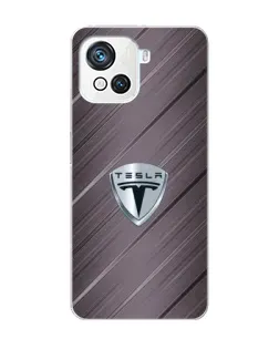 Чохол для Blackview Oscal C80 з картинкою «Металева текстура Tesla»