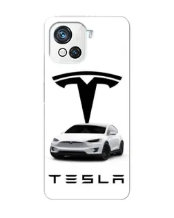 Чохол для Blackview Oscal C80 з картинкою «Tesla White Style»
