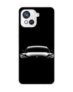 Чохол для Blackview Oscal C80 з картинкою «Фари Tesla Night»