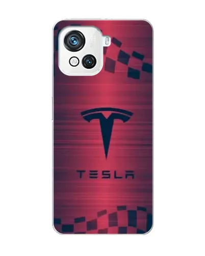 Чохол для Blackview Oscal C80 з картинкою «Тесла червоний карбон» Чохол для Blackview Oscal C80 з картинкою «Тесла червоний карбон»