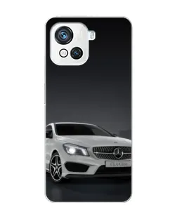 Чехол для Blackview Oscal C80 с картинкой «Mercedes AMG GT Silver»