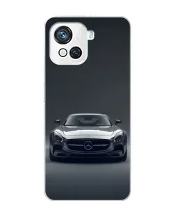 Чехол для Blackview Oscal C80 с картинкой «Mercedes на черном»