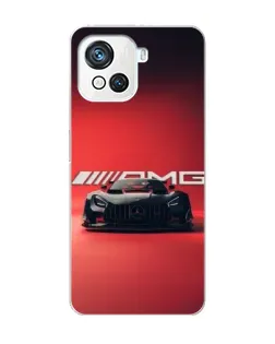 Чехол для Blackview Oscal C80 с картинкой «Mercedes AMG — красная линия»