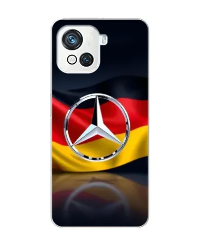 Чехол для Blackview Oscal C80 с картинкой «Mercedes — флаг Германии»