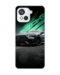 Чехол для Blackview Oscal C80 с картинкой «Темный Mercedes AMG»
