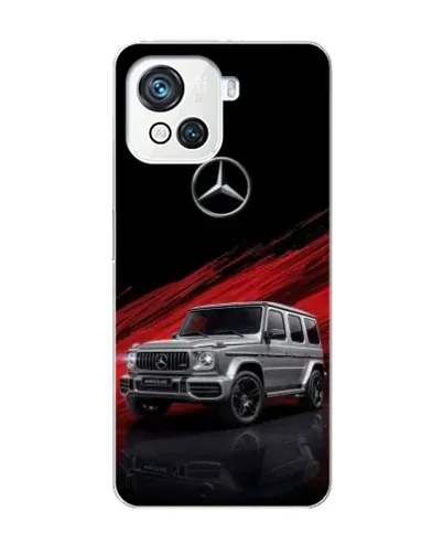 Чехол для Blackview Oscal C80 с картинкой «Mercedes G-Class красный»