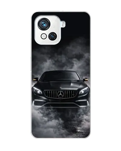 Чехол для Blackview Oscal C80 с картинкой «Mercedes в дыму»