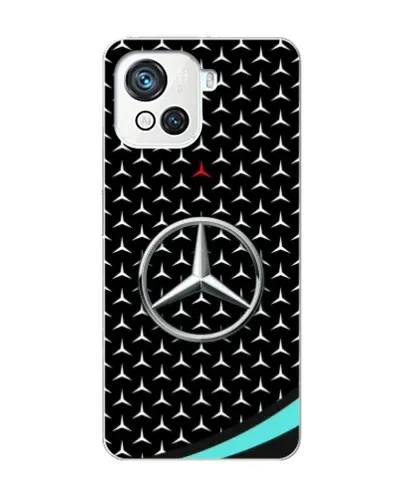 Чехол для Blackview Oscal C80 с картинкой «Mercedes — бирюзовый акцент»