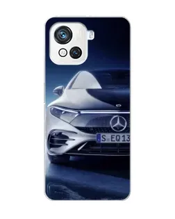 Чехол для Blackview Oscal C80 с картинкой «Mercedes EQ — будущее»
