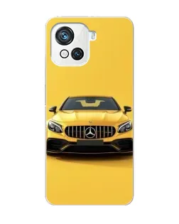 Чехол для Blackview Oscal C80 с картинкой «Желтый Mercedes GT»