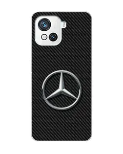 Чохол для Blackview Oscal C80 з картинкою «Карбоновий Mercedes стиль»