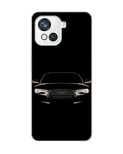 Чехол для Blackview Oscal C80 с картинкой «Audi — ночной контур»