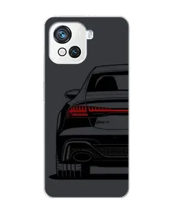 Чехол для Blackview Oscal C80 с картинкой «Задняя часть Audi — арт»