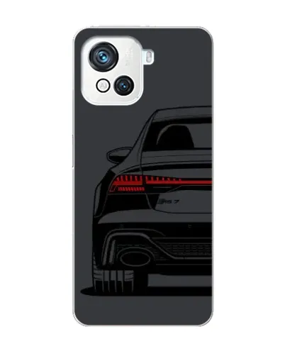 Чехол для Blackview Oscal C80 с картинкой «Задняя часть Audi — арт»