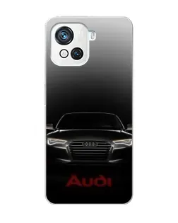Чехол для Blackview Oscal C80 с картинкой «Audi — градиентный контур»