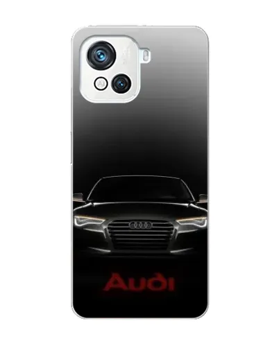 Чехол для Blackview Oscal C80 с картинкой «Audi — градиентный контур»