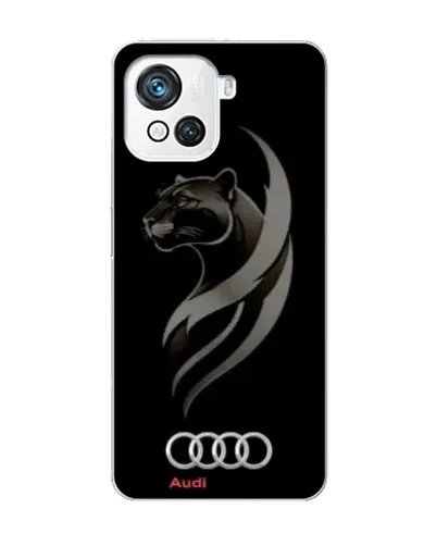 Чехол для Blackview Oscal C80 с картинкой «Графика — пантера и Audi»