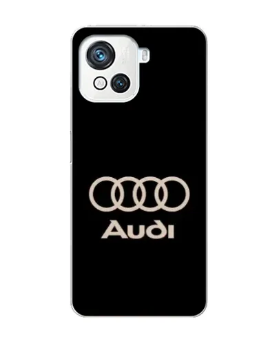 Чехол для Blackview Oscal C80 с картинкой «Audi — золотой логотип»