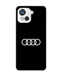 Чехол для Blackview Oscal C80 с картинкой «Audi White Logo»