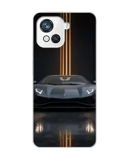 Чехол для Blackview Oscal C80 с картинкой «Lamborghini золотые линии»