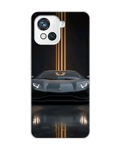 Чехол для Blackview Oscal C80 с картинкой «Lamborghini золотые линии»