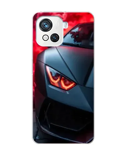 Чехол для Blackview Oscal C80 с картинкой «Lamborghini красное сияние»