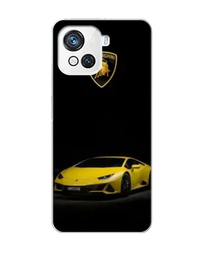 Чехол для Blackview Oscal C80 с картинкой «Lamborghini желтый акцент»