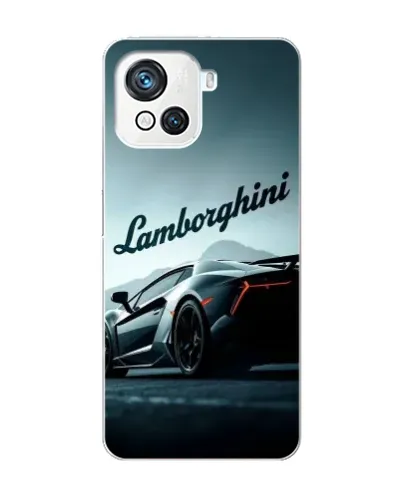 Чехол для Blackview Oscal C80 с картинкой «Классическая надпись Lamborghini»