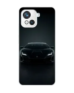 Чехол для Blackview Oscal C80 с картинкой «Черный Lamborghini Aventador»
