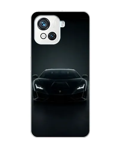 Чехол для Blackview Oscal C80 с картинкой «Черный Lamborghini Aventador»