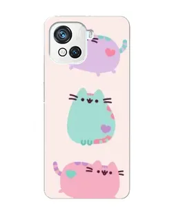Чехол для Blackview Oscal C80 с картинкой «Pusheen трио»