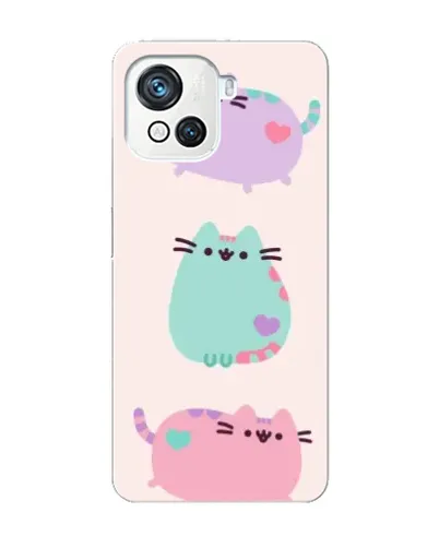 Чехол для Blackview Oscal C80 с картинкой «Pusheen трио»
