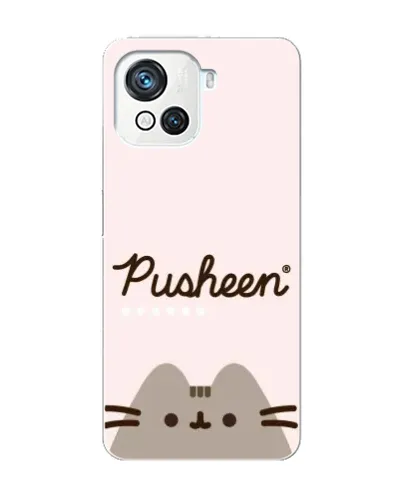 Чехол для Blackview Oscal C80 с картинкой «Pusheen логотип»