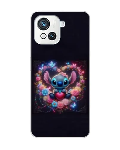 Чехол для Blackview Oscal C80 с картинкой «Stitch в цветах» Чехол для Blackview Oscal C80 с картинкой «Stitch в цветах»