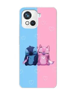 Чехол для Blackview Oscal C80 с картинкой «Stitch и Angel Love»