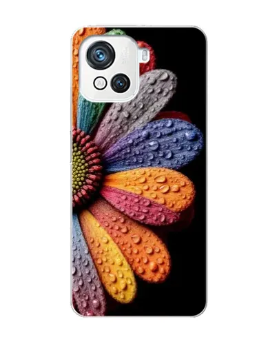 Чехол для Blackview Oscal C80 с картинкой «Радужный цветок»