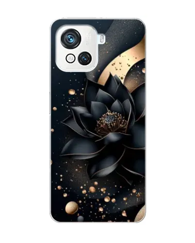 Чехол для Blackview Oscal C80 с картинкой «Черный лотос»
