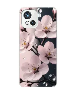 Чохол для Blackview Oscal C80 з картинкою «Ніжня сакура та краплі» Чохол для Blackview Oscal C80 з картинкою «Ніжня сакура та краплі»