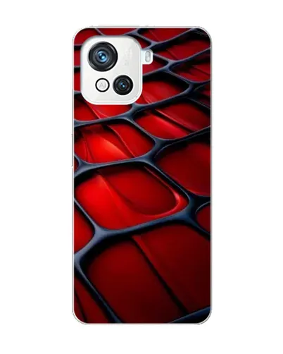 Чохол для Blackview Oscal C80 з картинкою «Червона глянцева сітка» Чохол для Blackview Oscal C80 з картинкою «Червона глянцева сітка»