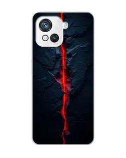Чохол для Blackview Oscal C80 з картинкою «Червона лавова тріщина»