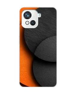 Чохол для Blackview Oscal C80 з картинкою «Геометрія помаранчевих кіл»