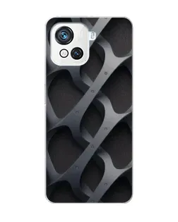 Чохол для Blackview Oscal C80 з картинкою «Об'ємне сіре плетіння»