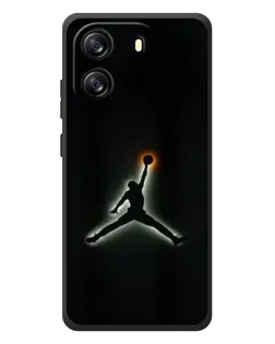 Чехол для Blackview Oscal Flat 1C с картинкой «Jordan Gradient Logo»