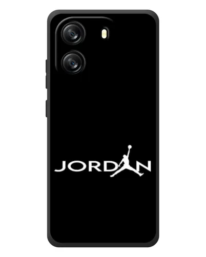 Чехол для Blackview Oscal Flat 1C с картинкой «Jordan White Logo» Чехол для Blackview Oscal Flat 1C с картинкой «Jordan White Logo»