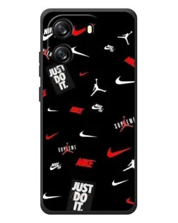 Чехол для Blackview Oscal Flat 1C с картинкой «Nike Mix Pattern»