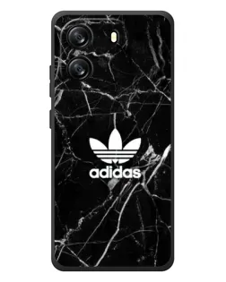 Чехол для Blackview Oscal Flat 1C с картинкой «Белый мрамор Adidas»