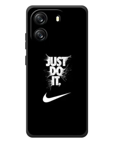 Чехол для Blackview Oscal Flat 1C с картинкой «Текстовый принт Nike»