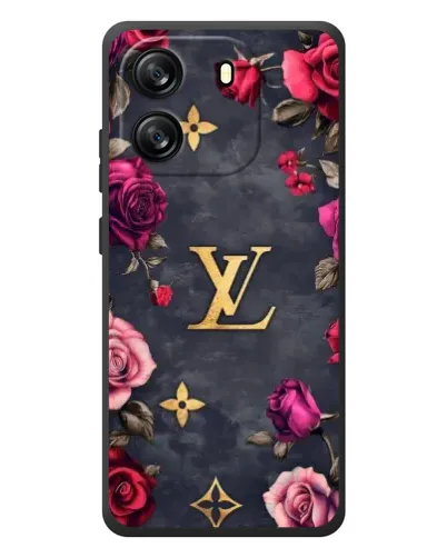 Чехол для Blackview Oscal Flat 1C с картинкой «Цветочный Louis Vuitton»